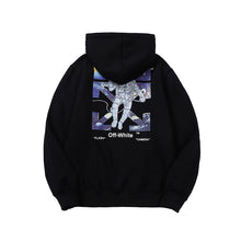 Off White hoodie space astronaut arrow fleece hooded