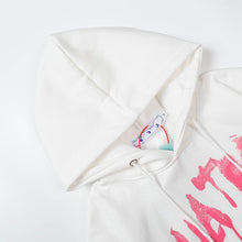 Off White hoodie Graffiti Alphabet Arrow Pattern Fleece Hood