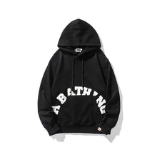 Bathing Ape Bape Hoodie Man Alphabet Print Solid Color Shark