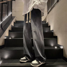 Men Jeans Oversize Straight Pants Summer