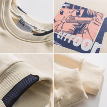 Men Pullover Hoodie Sweater Men's Loose All-Matching and Handsome