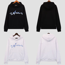Amiri Hoodie gradual change letter pattern pullover hooded sweater men and women