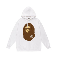 Bathing Ape Bape Hoodie Autumn/Winter Letter Print Loose Hoodie Pullover Ape Sweater