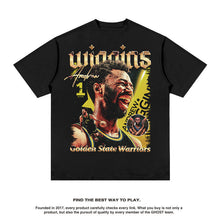 Nba T Shirt Basketball Star Printed Short Sleeve T-shirt Washed