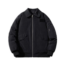 Mens Vintage Jackets Lapel cotton jacket oversize