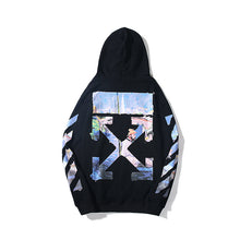 Off White hoodie Monet Oil Painting Series Crew Neck Pullover Hood