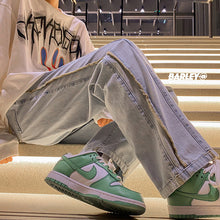 Men Jeans Retro Baggy Straight Trousers