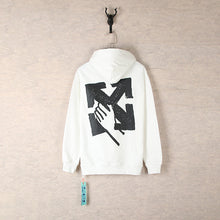 Off White hoodie palm arrow print hoodie