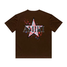 Amiri T Shirt Casual Hip Hop round Neck Short Sleeve T-shirt