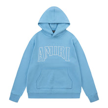 Amiri Hoodie AMI Letter logo print pullover hooded sweater for men and women