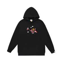 Bathing Ape Bape Hoodie Autumn/Winter Letter Print Loose Hoodie Pullover Ape Sweater