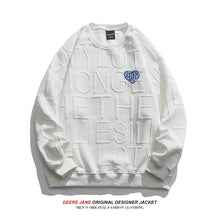 Men Pullover Hoodie Men Spring Autumn American Style Loose Trendy Casual Top