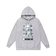 Bathing Ape Bape Hoodie Autumn/Winter Letter Print Loose Hoodie Pullover Ape Sweater