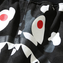 Bathing ape Bape Shorts camouflage luminous shark terry straight beach pants