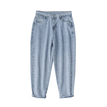 Men Jeans Spring Loose Straight Jeans Men's Casual Pants