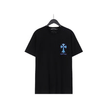 CHH  Heart T Shirts Sanskrit Color Printing Loose Cotton Casual Crew Neck Short Sleeve T-Shirt
