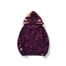 Ape Hoodie Double Hat Tiger Head Sweater Men's Cardigan
