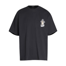CHH Heart T Shirts T-Shirt Loose Cross Print