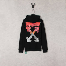 Off White hoodie渐变溶化箭头图案连帽