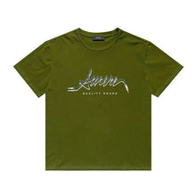 Amiri T Shirt Printed Casual Hip Hop round Neck Short Sleeve T-shirt