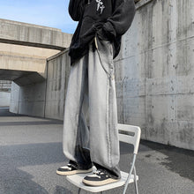 Men Jeans Gradient Jeans Men's Autumn Loose Straight Casual Pants