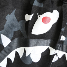 Bathing ape Bape Shorts camouflage luminous shark terry straight beach pants