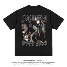 Nba T Shirt Clarkson Piston Basketball Printed Short Sleeve T-shirt Retro Washed