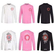CHH Chrome Heart Long Sleeve Shirt Unisex Fashion Loose Long Sleeve Shirt