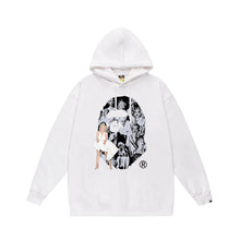 Bathing Ape Bape Hoodie Autumn/Winter Letter Print Loose Hoodie Pullover Ape Sweater