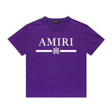 Amiri T Shirt Printed Casual Hip Hop round Neck Short Sleeve T-shirt