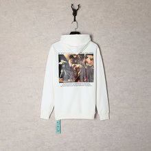 Off White hoodie oil painting series pullover terry hooded