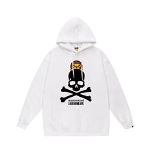 Bathing Ape Bape Hoodie Autumn/Winter Letter Print Loose Hoodie Pullover Ape Sweater