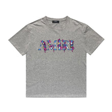 Amiri T Shirt Casual Hip Hop High Street round Neck Short Sleeve T-shirt