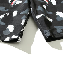 Bathing ape Bape Shorts camouflage luminous shark terry straight beach pants