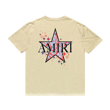 Amiri T Shirt Casual Hip Hop round Neck Short Sleeve T-shirt