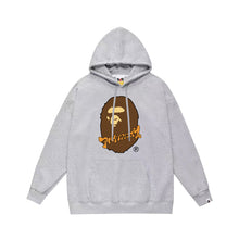 Bathing Ape Bape Hoodie Autumn/Winter Letter Print Loose Hoodie Pullover Ape Sweater
