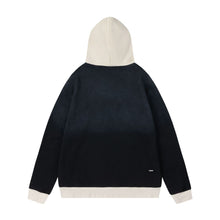 Amiri Hoodie AMI embroidery done old contrasting color hooded sweater for men and women