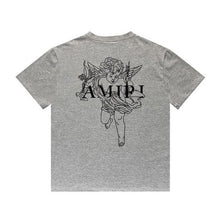 Amiri T Shirt Printed Casual Hip Hop round Neck Short Sleeve T-shirt