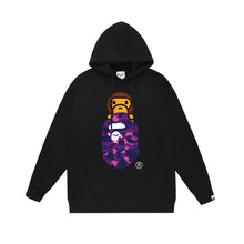 Bathing Ape Bape Hoodie Autumn/Winter Letter Print Loose Hoodie Pullover Ape Sweater