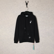 Off White hoodie oil painting series arrow hooded