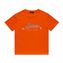 Amiri T Shirt Printed Casual Hip Hop round Neck Short Sleeve T-shirt