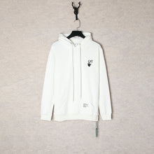 Off White hoodie oil painting series arrow hooded
