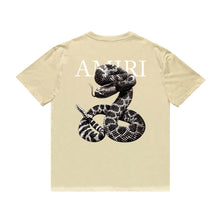 Amiri T Shirt Printed Casual Hip Hop round Neck Short Sleeve T-shirt