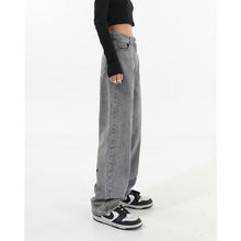 Men Jeans Vintage Jeans Spring Baggy Straight Trousers