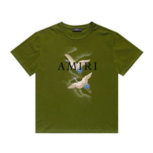 Amiri T Shirt Casual Hip Hop round Neck Short Sleeve T-shirt