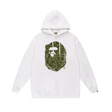 Bathing Ape Bape Hoodie Autumn/Winter Letter Print Loose Hoodie Pullover Ape Sweater