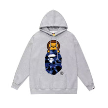 Bathing Ape Bape Hoodie Autumn/Winter Letter Print Loose Hoodie Pullover Ape Sweater