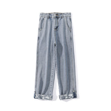 Men Jeans Straight-Leg Pants Autumn Denim Loose
