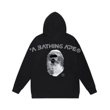 Bathing Ape Bape Hoodie Autumn/Winter Letter Print Loose Hoodie Pullover Ape Sweater