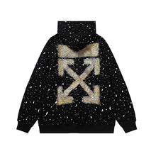 Off White hoodie line Arrow print Sleeve Hood